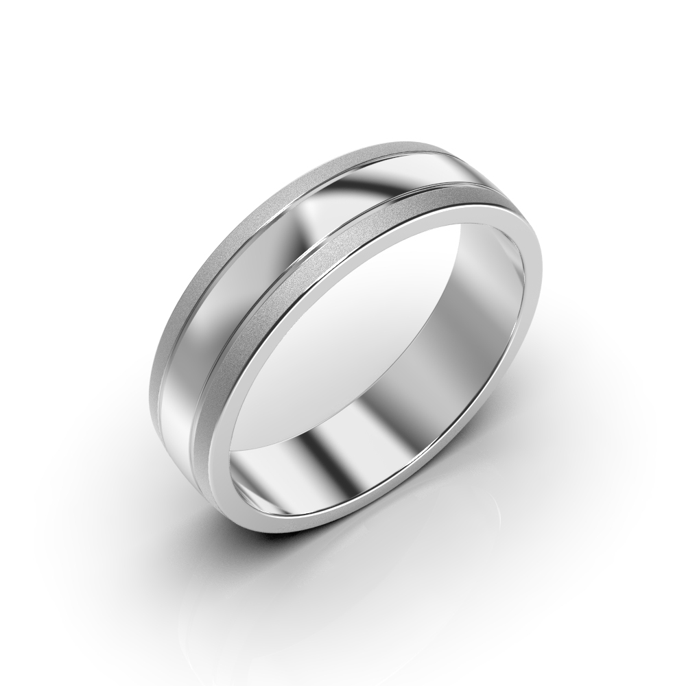 White Gold Wedding Ring 213941100