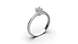White Gold Diamonds Ring 24651121 from the manufacturer of jewelry LUNET JEWELERY at the price of  UAH: 4