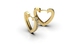 Red Gold Diamond Earrings 37792421
