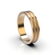 Red Gold Diamond Wedding Ring 211772422