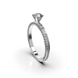White Gold Diamond Ring 222171121 from the manufacturer of jewelry LUNET JEWELERY at the price of $1 526 UAH: 7
