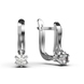White Gold Diamond Earrings 37011121