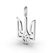 Ukrainian Tryzub White Gold Pendant 124901100 from the manufacturer of jewelry LUNET JEWELERY at the price of $152 UAH: 8