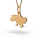 Ukraine Map Red Gold Pendant 128472400 from the manufacturer of jewelry LUNET JEWELERY at the price of $98 UAH: 7