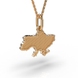 Ukraine Map Red Gold Pendant 128492400 from the manufacturer of jewelry LUNET JEWELERY at the price of $80 UAH: 5