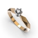 Mixed Metals Diamonds Ring 219572421 from the manufacturer of jewelry LUNET JEWELERY at the price of $661 UAH: 6