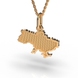 Ukraine Map Red Gold Pendant 128492400 from the manufacturer of jewelry LUNET JEWELERY at the price of $80 UAH: 7