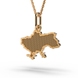 Ukraine Map Red Gold Pendant 128492400 from the manufacturer of jewelry LUNET JEWELERY at the price of $80 UAH: 8