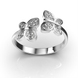 White Gold Diamonds Ring 29351121 from the manufacturer of jewelry LUNET JEWELERY at the price of $625 UAH: 2