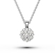 White Gold Diamond Necklace 12921521