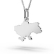 Ukraine Map White Gold Pendant 128461100 from the manufacturer of jewelry LUNET JEWELERY at the price of $106 UAH: 5