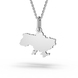 Ukraine Map White Gold Pendant 128461100 from the manufacturer of jewelry LUNET JEWELERY at the price of $106 UAH: 6