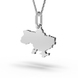 Ukraine Map White Gold Pendant 128461100 from the manufacturer of jewelry LUNET JEWELERY at the price of $106 UAH: 9