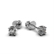 White Gold Diamond Earrings 35571121 from the manufacturer of jewelry LUNET JEWELERY at the price of $742 UAH: 5