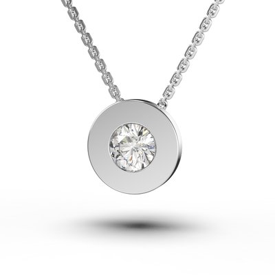White Gold Diamond Necklace 14771121 from the manufacturer of jewelry LUNET JEWELERY at the price of $459 UAH.