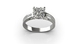 White Gold Diamond Ring 23651121 from the manufacturer of jewelry LUNET JEWELERY at the price of  UAH: 3