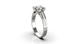 White Gold Diamond Ring 23651121 from the manufacturer of jewelry LUNET JEWELERY at the price of  UAH: 2