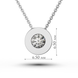 White Gold Diamond Necklace 14771121