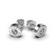 White Gold Diamond Earrings 39781121 from the manufacturer of jewelry LUNET JEWELERY at the price of  UAH: 6