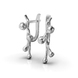 White Gold Earring without Stones 314041100