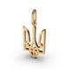 Ukrainian Tryzub Red Gold Pendant 124942400 from the manufacturer of jewelry LUNET JEWELERY at the price of $85 UAH: 10