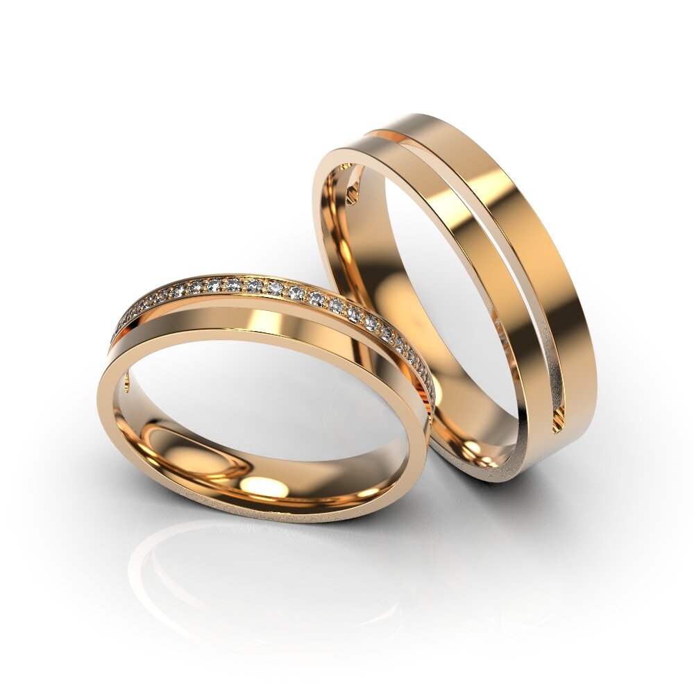 Red Gold Wedding Ring 29482400