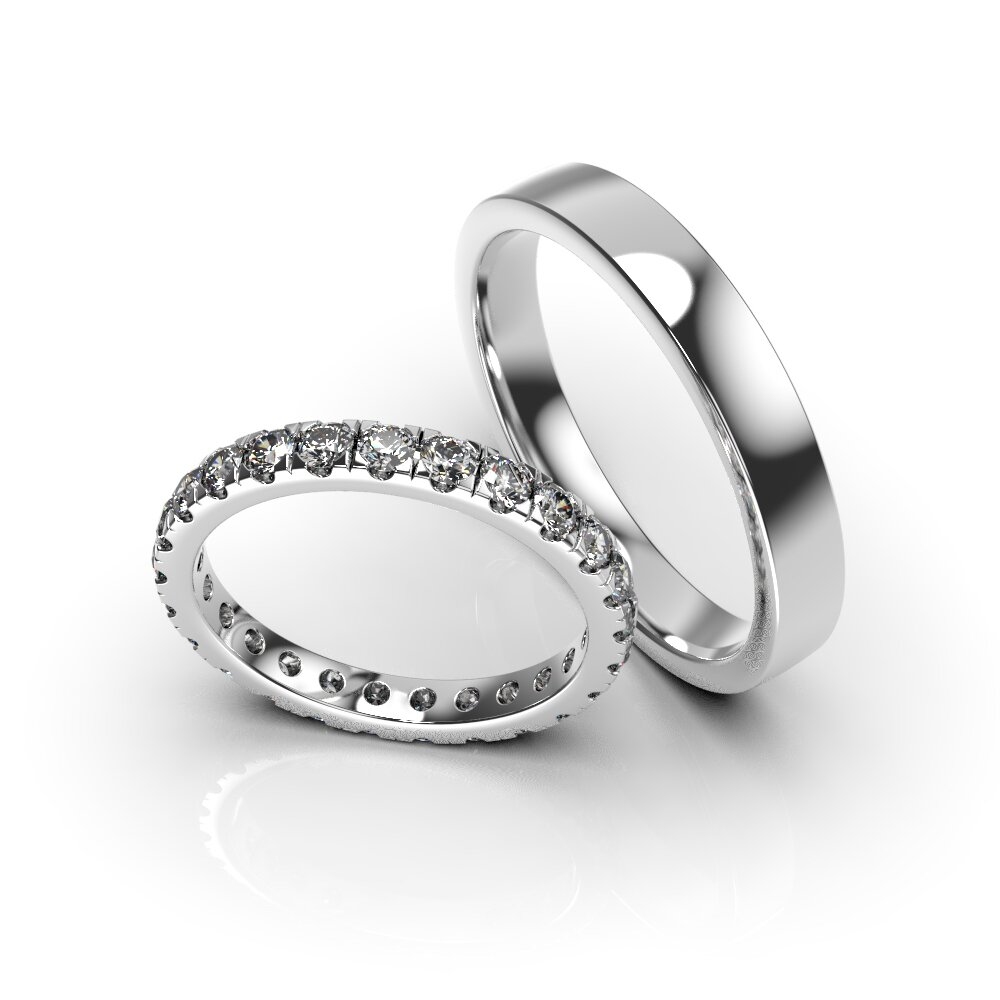 White Gold Wedding Ring 29251100