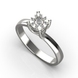 White Gold Diamonds Ring 24301121 from the manufacturer of jewelry LUNET JEWELERY at the price of  UAH: 1