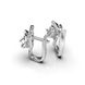 White Gold Diamond Earrings 314021121
