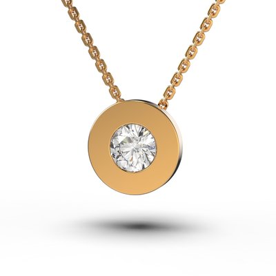 Red Gold Diamond Necklace 14782421 from the manufacturer of jewelry LUNET JEWELERY at the price of $459 UAH.