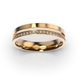 Red Gold Diamond Wedding Ring 29422421