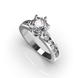 White Gold Diamonds Ring 213361121 from the manufacturer of jewelry LUNET JEWELERY at the price of $6 777 UAH: 6