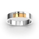 Mixed Metals Wedding Ring 210501121