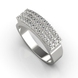 White Gold Diamonds Ring 23741121 from the manufacturer of jewelry LUNET JEWELERY at the price of  UAH: 1