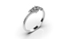 White Gold Diamonds Ring 27491121 from the manufacturer of jewelry LUNET JEWELERY at the price of  UAH: 4