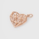 Red Gold Heart Pendant 11272400