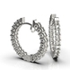 White Gold Diamond Earrings 35021121 from the manufacturer of jewelry LUNET JEWELERY at the price of $2 298 UAH: 9