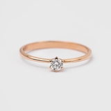 Red Gold Diamond Ring 227892421 from the manufacturer of jewelry LUNET JEWELERY