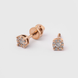 Red Gold Diamond Earrings 35642421 from the manufacturer of jewelry LUNET JEWELERY at the price of $389 UAH: 1