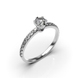 White Gold Diamond Ring 220201121 from the manufacturer of jewelry LUNET JEWELERY at the price of $1 103 UAH: 8