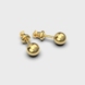 Сережки «Кульки» з жовтого золота 337971600 від виробника ювелірних прикрас LUNET JEWELLERY по ціні 9 125 грн грн: 7