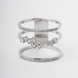 White Gold Diamonds Ring 25901121 from the manufacturer of jewelry LUNET JEWELERY at the price of $1 339 UAH: 3