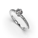 White Gold Diamond Ring 220201121 from the manufacturer of jewelry LUNET JEWELERY at the price of $1 103 UAH: 5