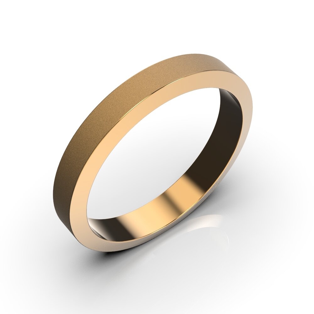 Red Gold Wedding Ring 210612400