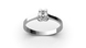 White Gold Diamond Ring 25101121 from the manufacturer of jewelry LUNET JEWELERY at the price of  UAH: 2