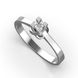 White Gold Diamond Ring 25101121 from the manufacturer of jewelry LUNET JEWELERY at the price of  UAH: 1