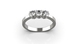 White Gold Diamonds Ring 23811121 from the manufacturer of jewelry LUNET JEWELERY at the price of  UAH: 4
