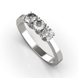 White Gold Diamonds Ring 23811121 from the manufacturer of jewelry LUNET JEWELERY at the price of  UAH: 1