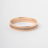 Red Gold Diamond Ring 233132421 from the manufacturer of jewelry LUNET JEWELERY