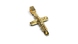 Хрест чоловічий «Трьох Святих» з червоного золота 11062400